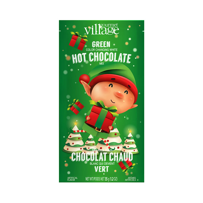 Chocolat chaud lutin vert