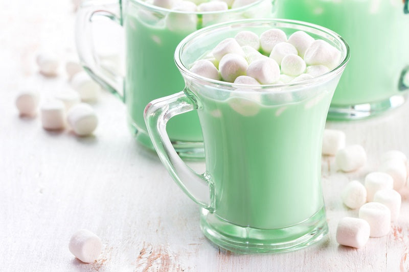 Chocolat chaud lutin vert