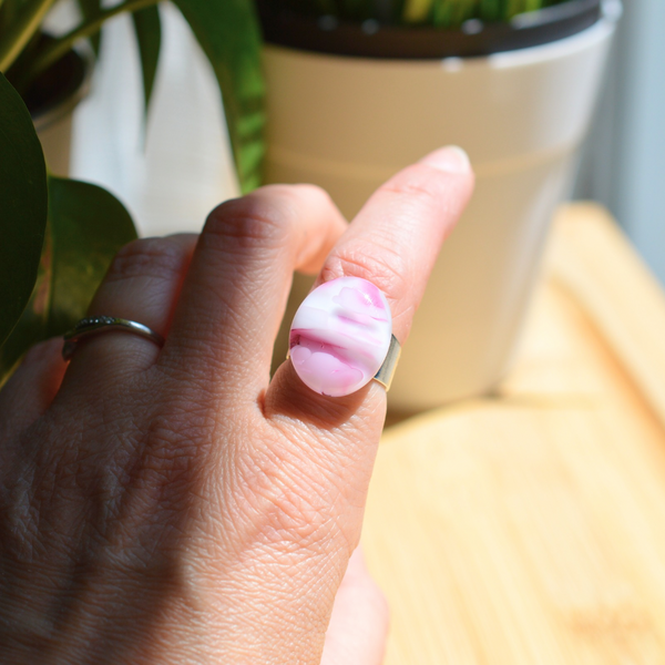 Bague fleur de cerisier #007