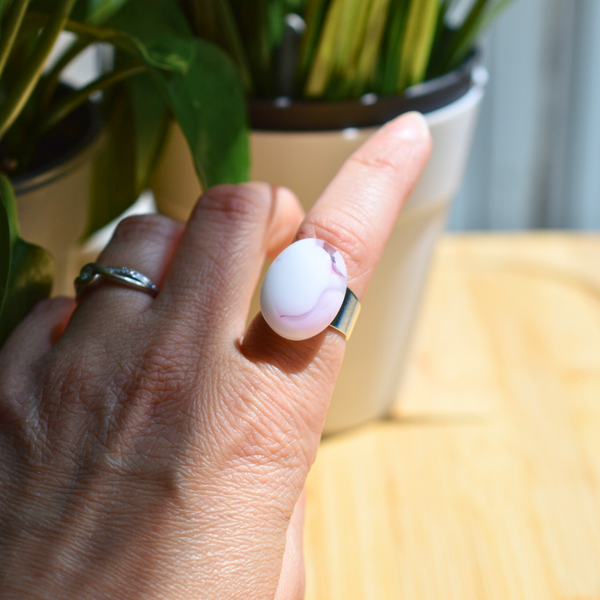 Bague fleur de cerisier #008