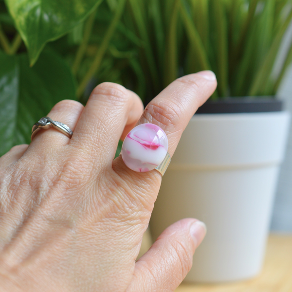 Bague fleur de cerisier #006