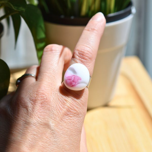 Bague fleur de cerisier #016