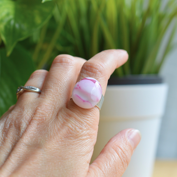 Bague fleur de cerisier #009