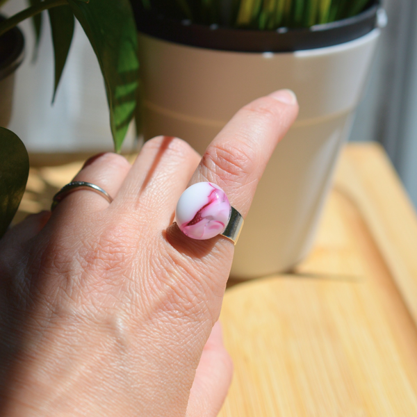 Bague fleur de cerisier #001