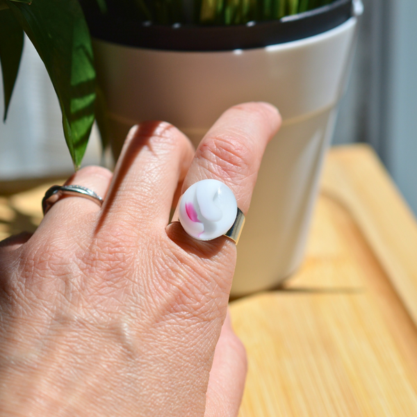 Bague fleur de cerisier #015