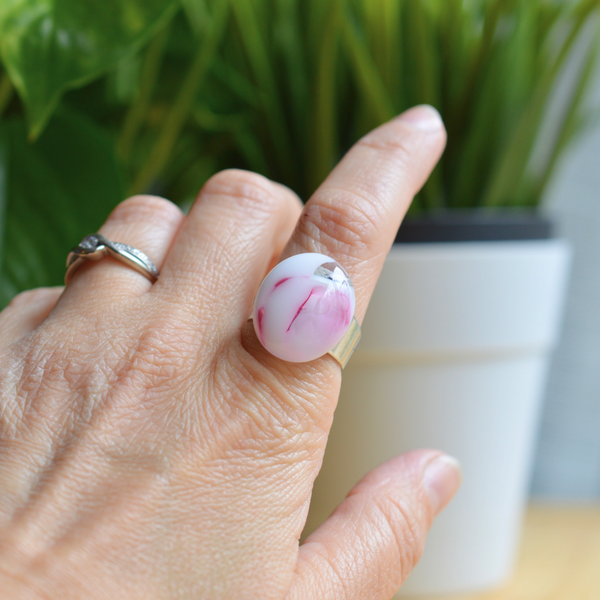 Bague fleur de cerisier #011