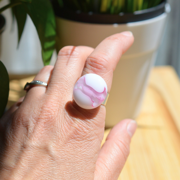 Bague fleur de cerisier #014