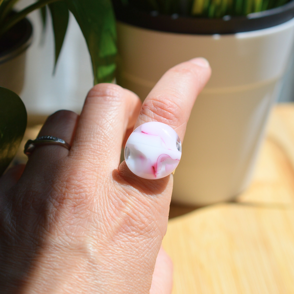 Bague fleur de cerisier #013