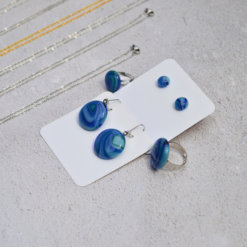 Agate bleue rubanée – Douceur et communication - Collection Gemstones