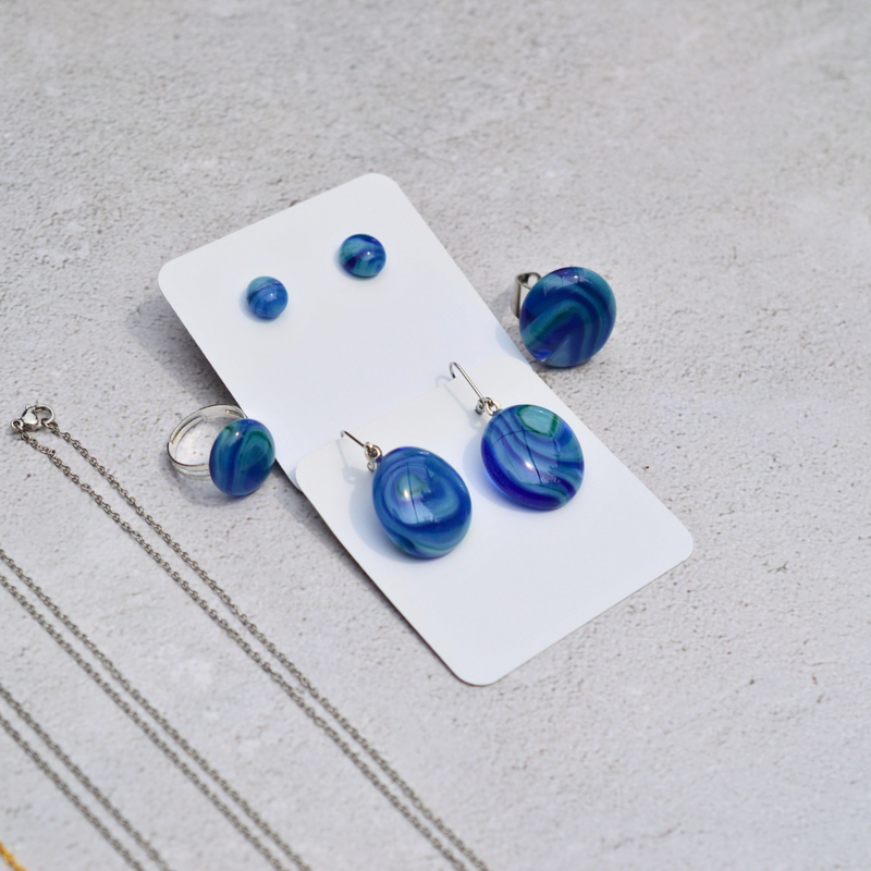 Agate bleue rubanée – Douceur et communication - Collection Gemstones