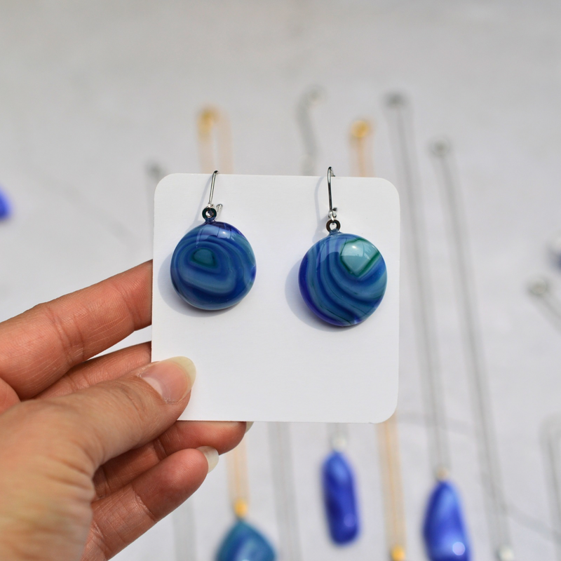 Agate bleue rubanée – Douceur et communication - Collection Gemstones
