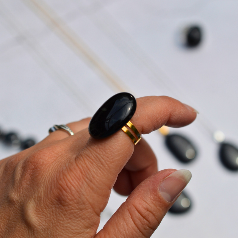 Onyx noir – Élégance et mystère - Collection Gemstones