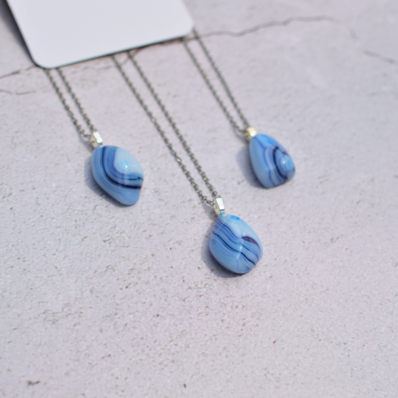 Calcédoine bleue – Calme et sérénité - Collection Gemstones