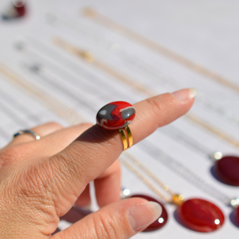 Onyx rouge – Passion et énergie - Collection Gemstones