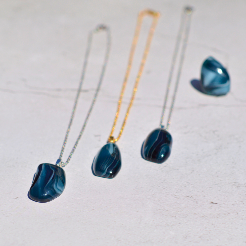 Agate mousse océan – Nature et liberté - Collection Gemstones