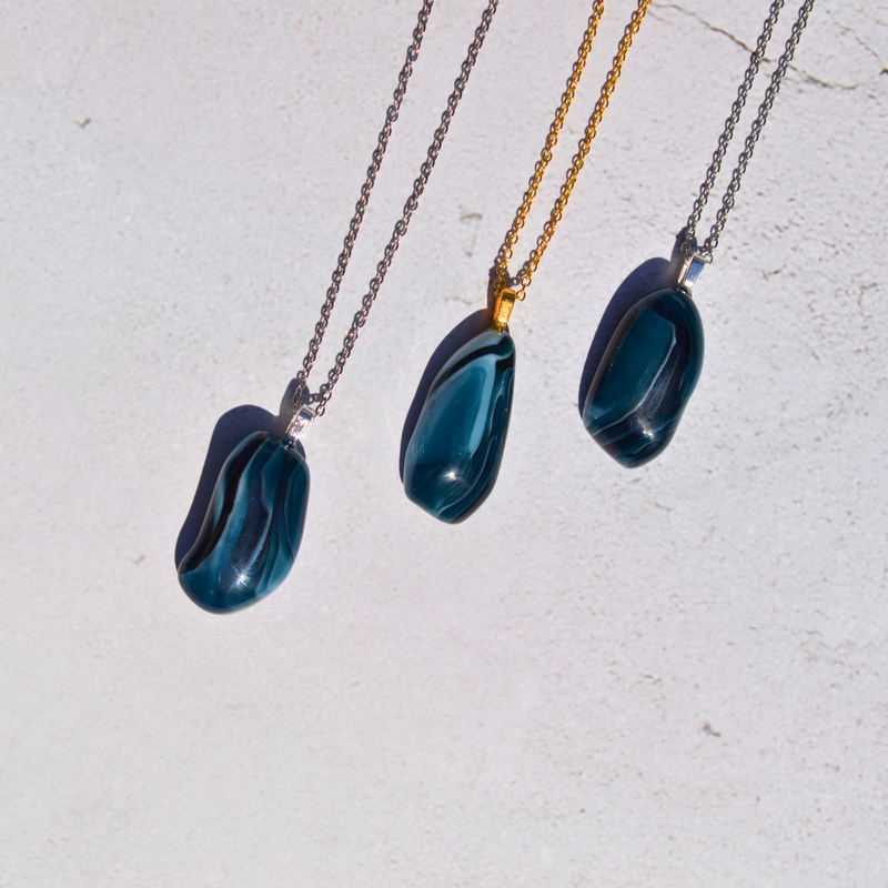 Agate mousse océan – Nature et liberté - Collection Gemstones