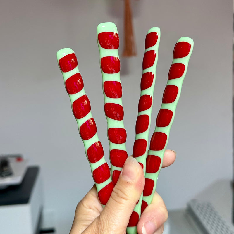 Canne de bonbon - Brasseur à café les Glasstick