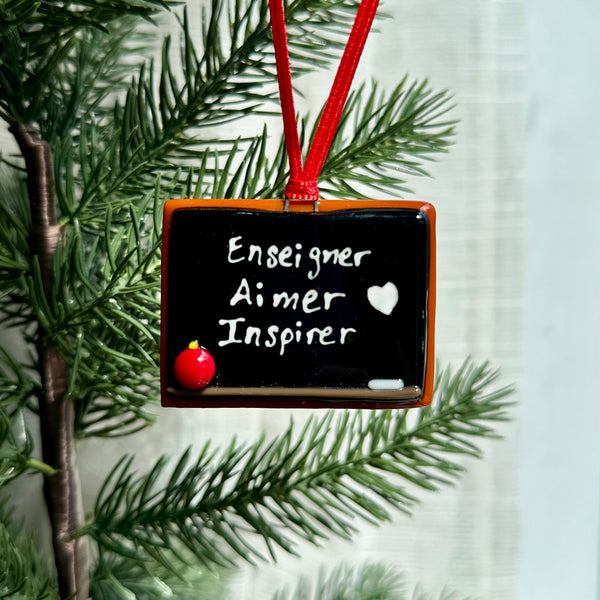 Ornement tableau de professeur – personnalisable