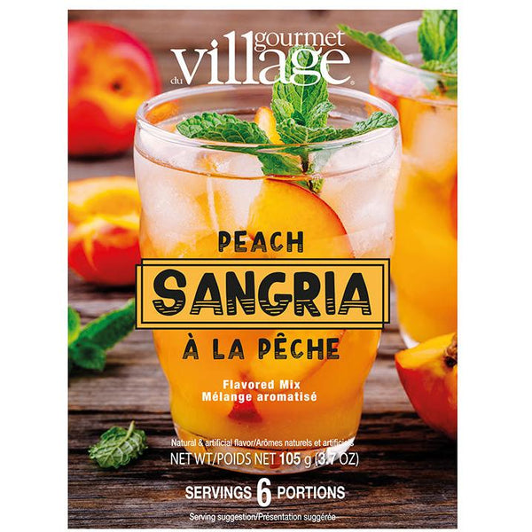 Sangria à la pêche