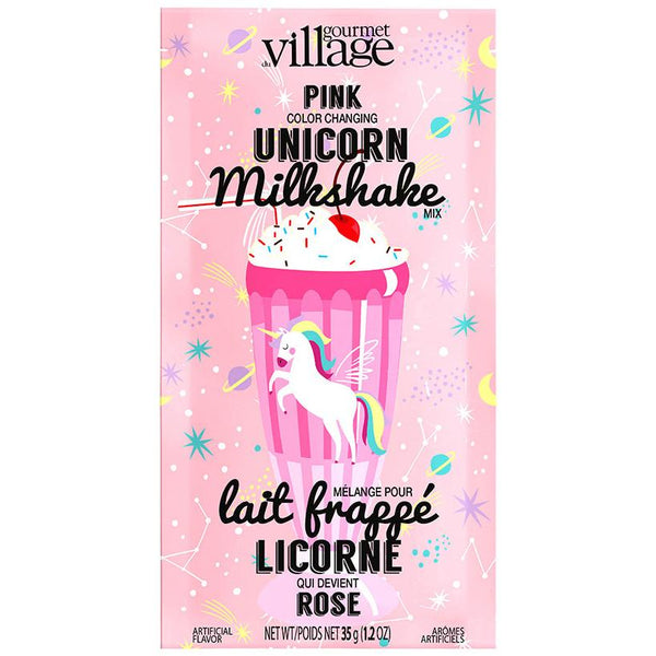 Lait frappé licorne rose