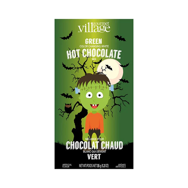 Chocolat chaud Frankenstein vert