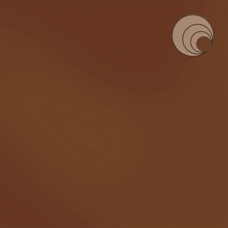 Marron chestnut opaque Verre fusion COE96