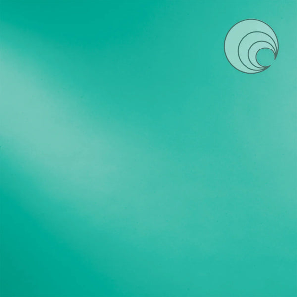 Turquoise opaque Verre fusion COE96