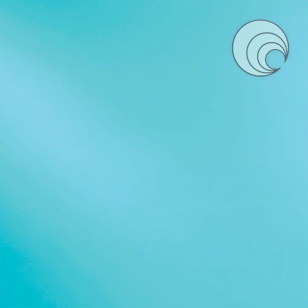 Turquoise transparent Verre fusion COE96