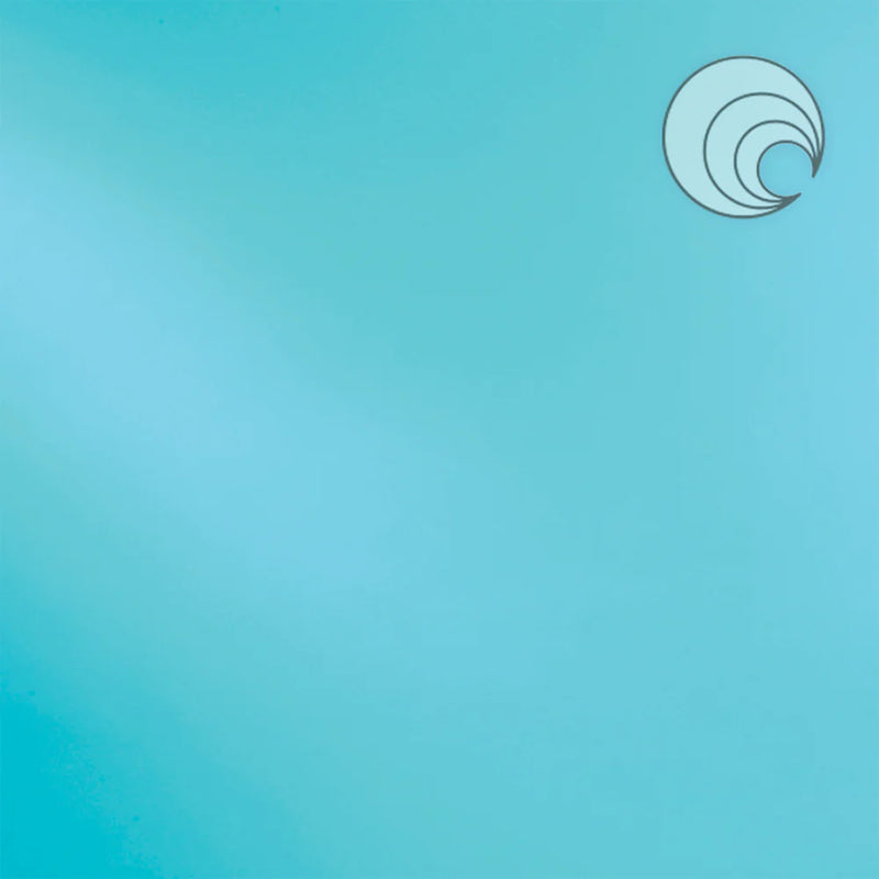 Turquoise transparent Verre fusion COE96
