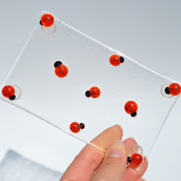 Porte-savon coccinelle