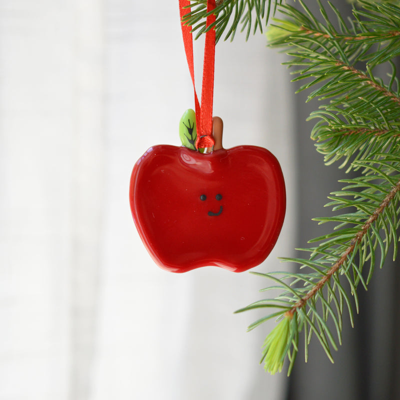 Pomme à suspendre à l’arbre de Noël