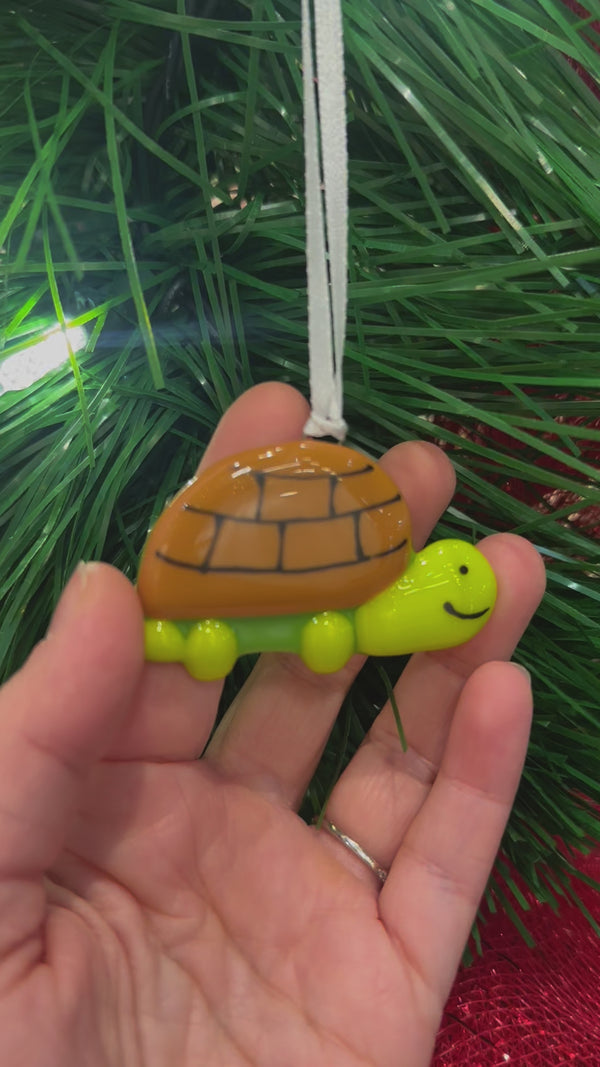 Boule de Noël Tortue à suspendre