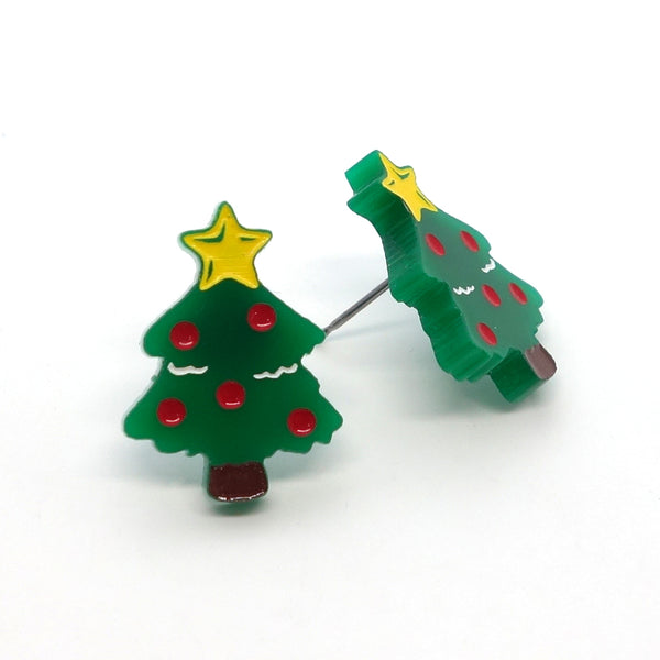 Boucles d’oreille sapin