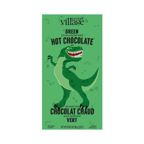 Chocolat chaud blanc dinosaure