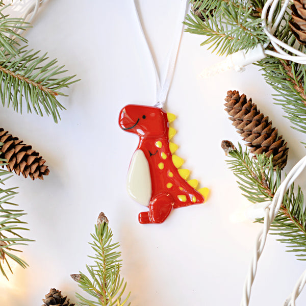 Ornement pour l’arbre de Noël dinosaure