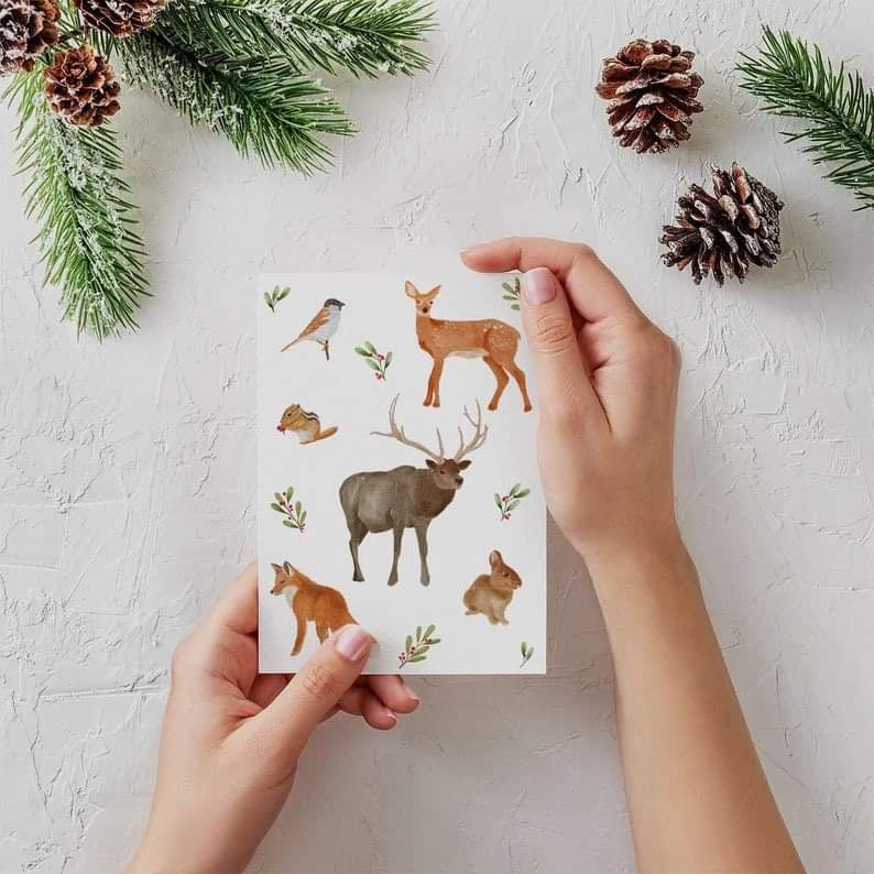 Carte Animaux de la forêt